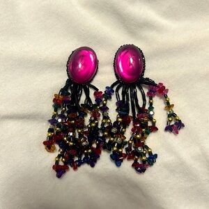 Unique Colorful Beaded earrings